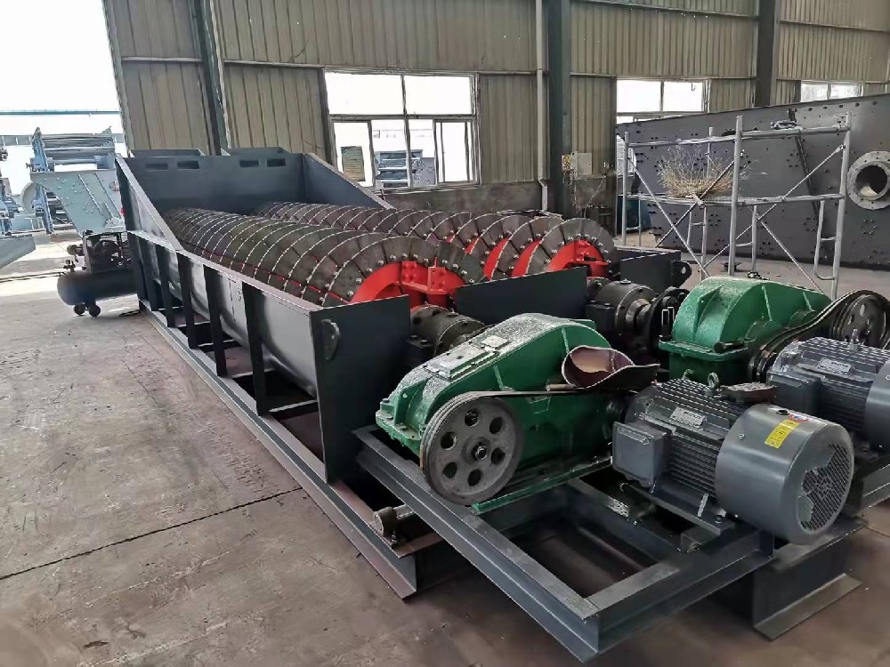 Spiral sand washer